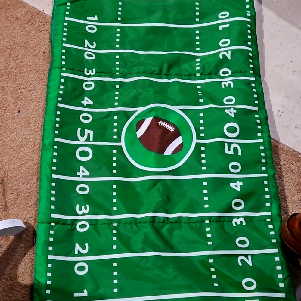 youth football theme sleeping bag